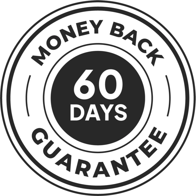 NeoVital 60-day money-back guarantee badge